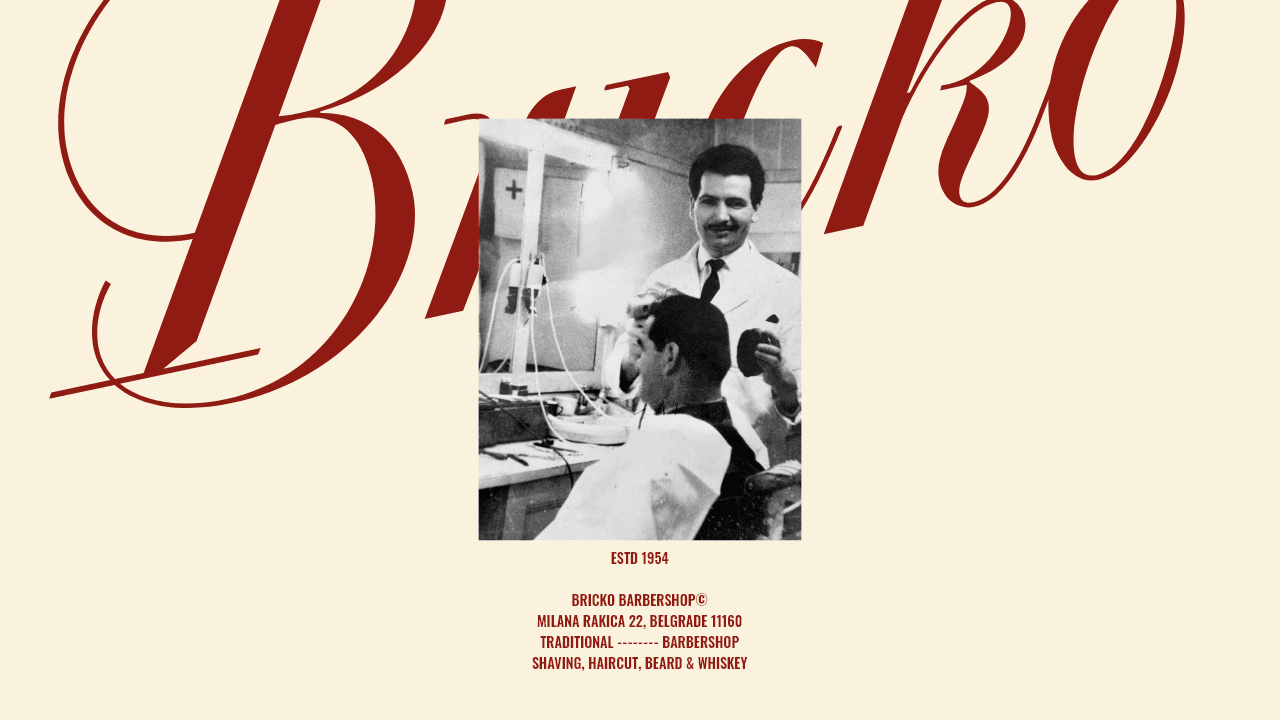 Barber shop Bricko